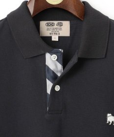 J.PRESS MEN 【KING SIZE】【大人気 / 10色展開】バックブル カノコレジメン ポロシャツ