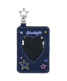 WEGO 【痛バ＆推し活グッズ】デニムハートカードホルダーキーホルダー