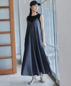 ICB L 【洗える】 コットンリヨセルスムース ノースリーブインナー