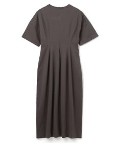 BEIGE， 【洗える】GLANTHUS / コットンカーブラインロングフレアワンピース