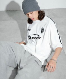 WEGO 【ユニセックス着用ITEM/MLサイズ展開】ゲームロゴスリーブラインT