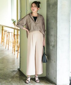 ANY SIS ベルトセットイージー ワイドパンツ