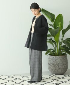 AMERICAN HOLIC Wフェイスラグランニットコーディガン