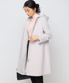 組曲 【WEB限定】ウールモッサ フーデットロングコート