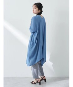 earth music&ecology レーヨンビッグシャツチュニック