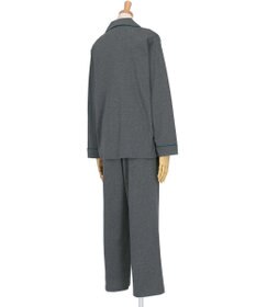 une nana cool 【綿100%】60/1 シルケットスムース 長袖開襟 MADE WITH LIBERTY FABRIC