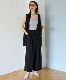 UNFILO ラメリブタンクトップ