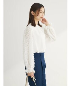 Green Parks 袖ジャガードドッキングプルオーバー