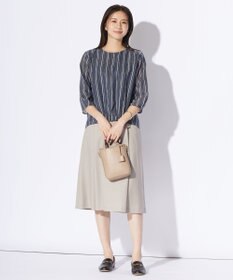 J.PRESS LADIES L 【WEB限定カラーあり】ランダムシアーストライプ カットソー