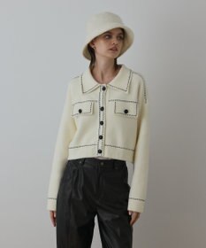 ステッチニットジャケット / GRACE CONTINENTAL | ファッション通販