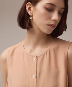 GRACE CONTINENTAL パターンレースカラーブラウス