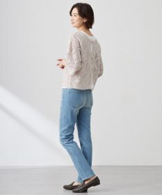 J.PRESS LADIES 【洗える】リブ ノースリーブ カットソー