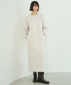 UNFILO L 【2WAY】BEAUTY FORM JERSEY ハーフZIP プルオーバー