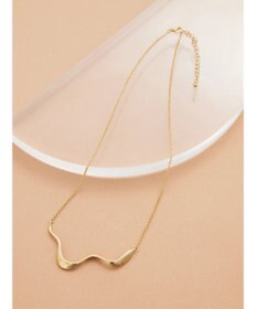 Green Parks ・ＨＡＬＦ　ＴＩＭＥ　ウェーブモチーフネックレス