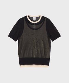 Paul Smith シアーレイヤード 半袖ニット