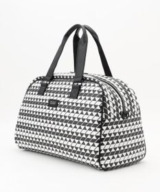 23区GOLF 【UNISEX】フラッグ総柄ボストンバッグ　シューズ収納付きの大容量　ショルダー持ちも可能