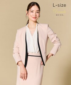 BEIGE， 【Lsize・セットアップ対応】CINDY / ダブルカラージャケット