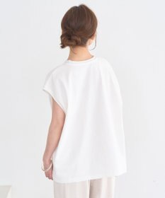 earth music&ecology 【綿100％】フレンチスリーブプリントＴシャツ