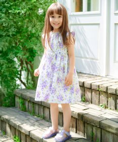 ANY KIDS 総柄 サマーワンピース