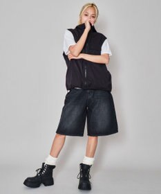 WEGO 【ユニセックス着用ITEM】フードナイロンベスト