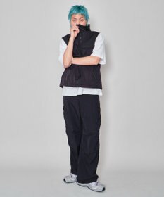 WEGO 【ユニセックス着用ITEM】フードナイロンベスト