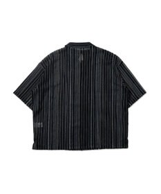 WEGO ストライプメッシュBIGシャツ（S）