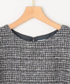 組曲 【KUMIKYOKU NAVY】ラメループモールツイード ワンピース