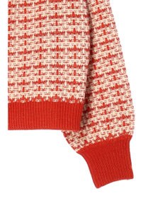 Green Parks ・ｆｕｒｒｙ　ｒａｔｅ　ツィードラメニットカーディガン