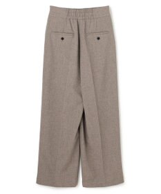 uncrave ウォッシャブルウールライクツイル ワイドパンツ