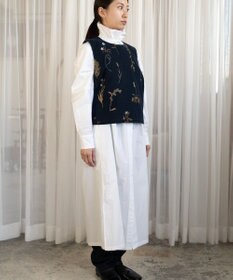 muuc ボタニカル刺繍ベスト