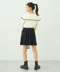 earth music&ecology ビックカラーオフショルニットプルオーバー