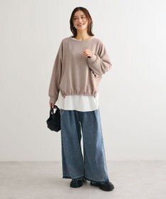 Green Parks なめらかタッチスウェード調ドロストプルオーハ