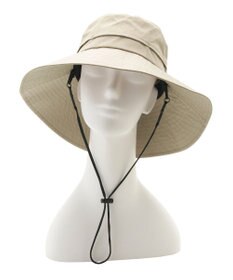 MOONBAT 【遮光100％/UVカット100％】フワクール (Fuwacool)  日差しを完全遮断サファリハット　遮光100　UV100