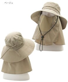 MOONBAT 【遮光100％/UVカット100％】フワクール (Fuwacool)  日差しを完全遮断サファリハット　遮光100　UV100