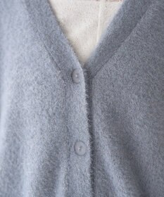 earth music&ecology ラメミニシャギーＶネックカーディガン