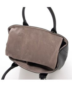 UNBILLION 【テレビ ドラマ着用アイテム】cachecache ショルダー付きパーテーション合成皮革トート