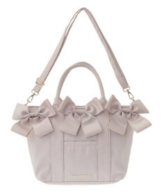 Maison de FLEUR ボリュームリボン2Wayトートバッグ