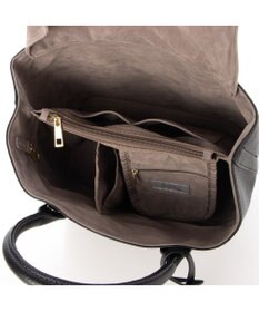 UNBILLION 【テレビ ドラマ着用アイテム】cachecache ショルダー付きパーテーション合成皮革トート