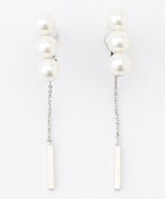 ANY 【WEB限定】パールチェーンイヤリング