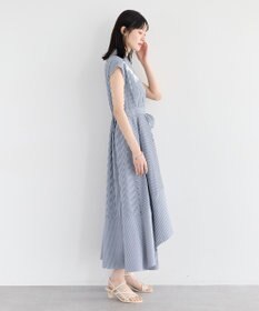 YECCA VECCA フラワーレースカシュクールワンピース