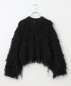 #Newans リボンヤーンニットカーディガン