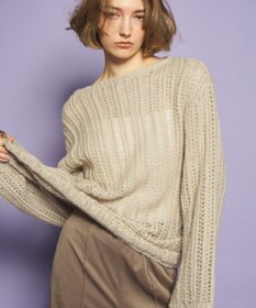 uncrave フィラメントモヘアニット プルオーバー