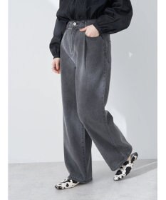 earth music&ecology タックルーズデニムパンツ