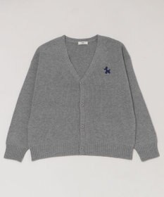 WEGO 【ユニセックス着用ITEM】ワンポイントニットカーディガン