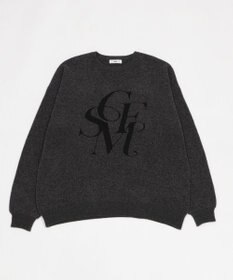 WEGO 【ユニセックス着用ITEM】ベロアモールグラフィックプルオーバー