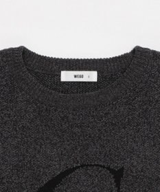WEGO 【ユニセックス着用ITEM】ベロアモールグラフィックプルオーバー