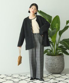 AMERICAN HOLIC Wフェイスラグランニットコーディガン