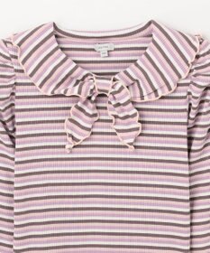 ANY KIDS リボン テレコボーダー Ｔシャツ