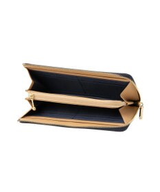 LANVIN en Bleu リュクサンブールハート Lファスナー長財布