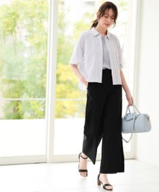 ANY SIS L エアリーストレッチ ワイドパンツ